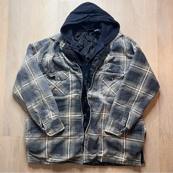 90s Skater Bugle Boy Flannel coat - Picture 9 of 12